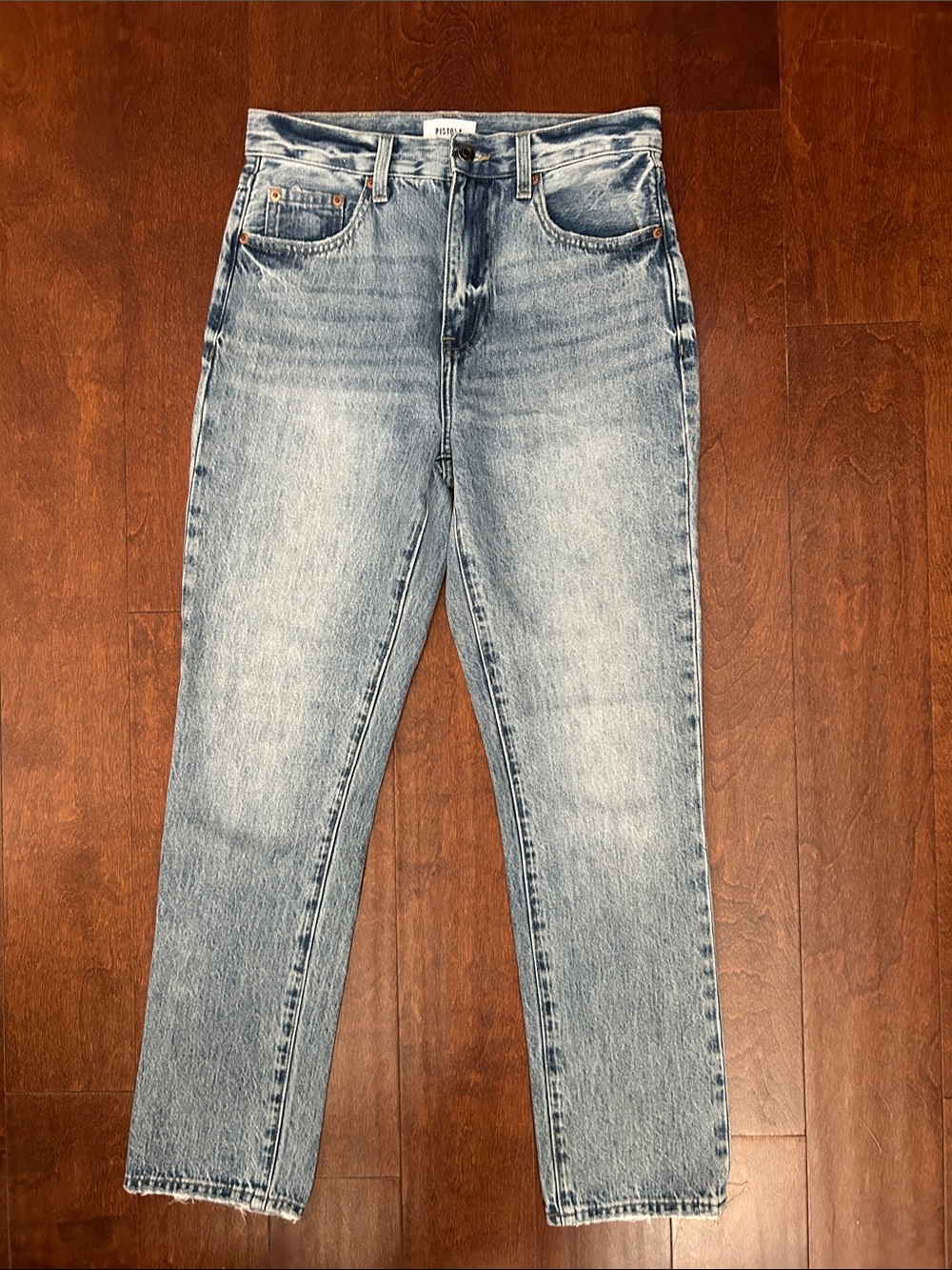 Pistola Light Acid Wash Jeans, Size 26